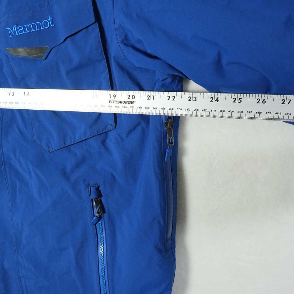 Marmot Sky Pilot Mens MemBrain Waterproof Insulated Ski Jacket Blue Size Medium - Picture 6 of 11
